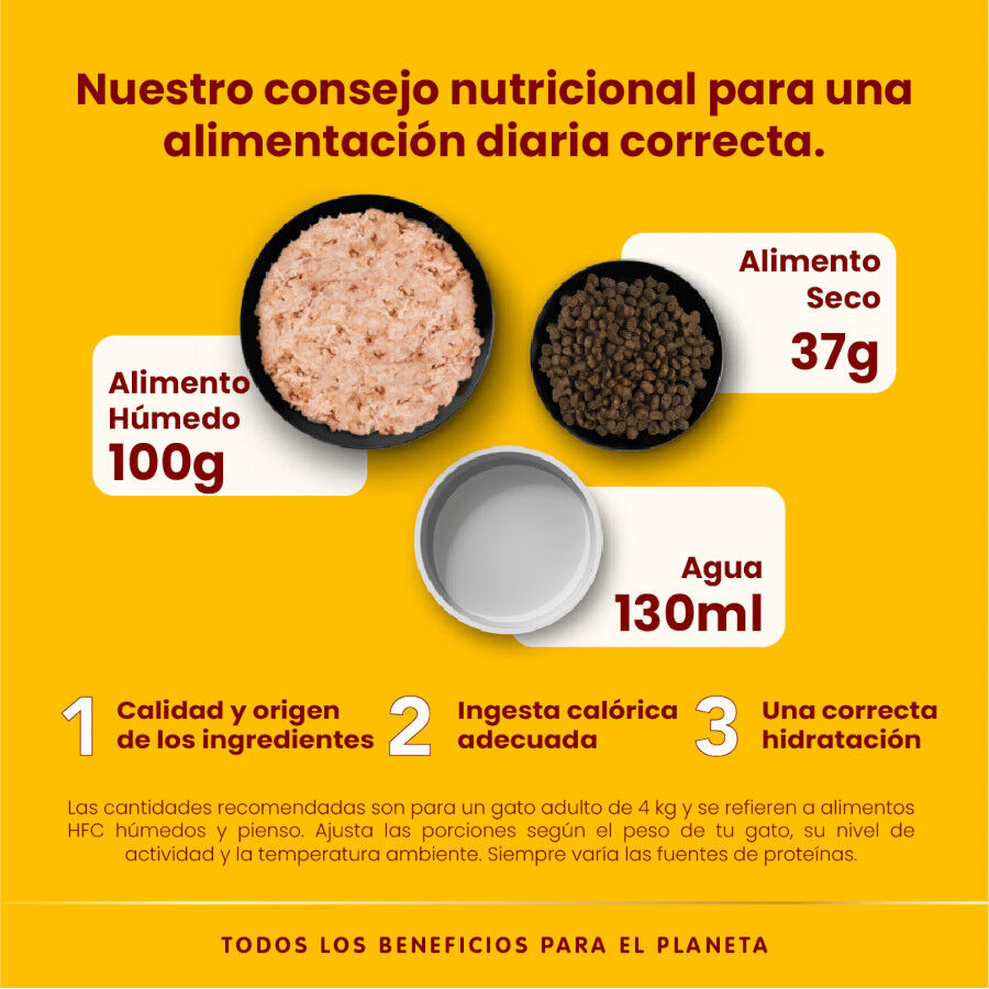 50 g Almo Nature HFC esterilizado Sach&ecirc; de atum do Pac&iacute;fico  para gatos, , large Imagem n&uacute;mero 4